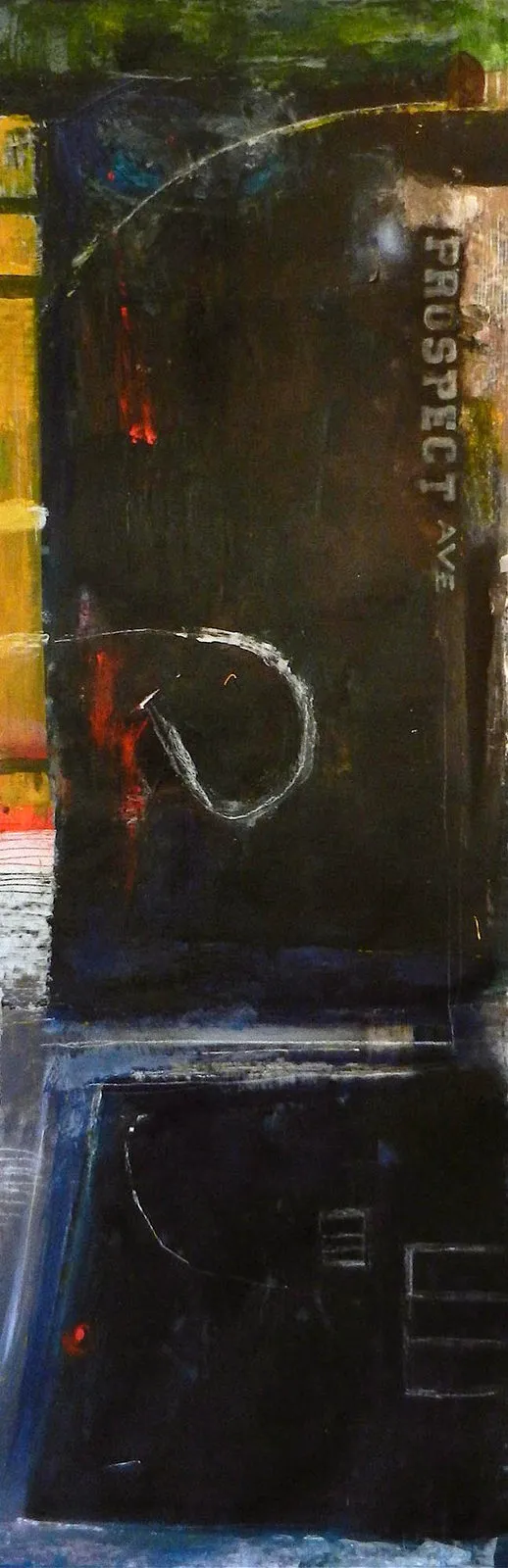 Bronx Subway — painting by Michele Zuzalek