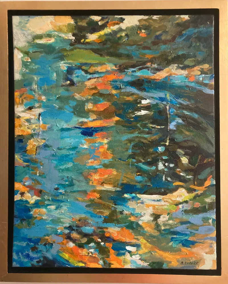 Cast Your Colors in a Dream — painting by Michele Zuzalek