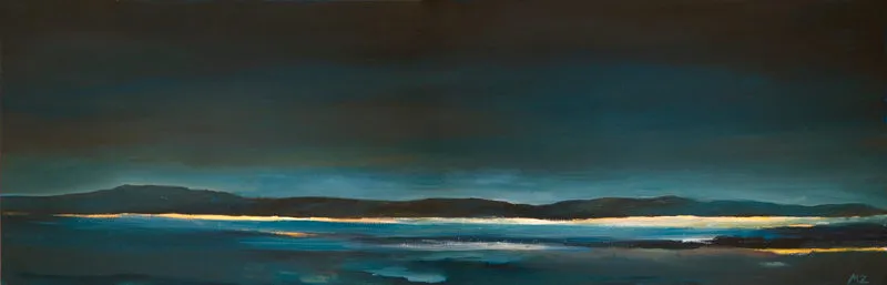 Channel Island Night — painting by Michele Zuzalek