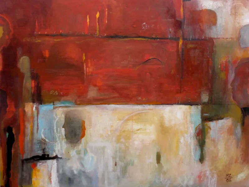 Dinner Conversations — painting by Michele Zuzalek