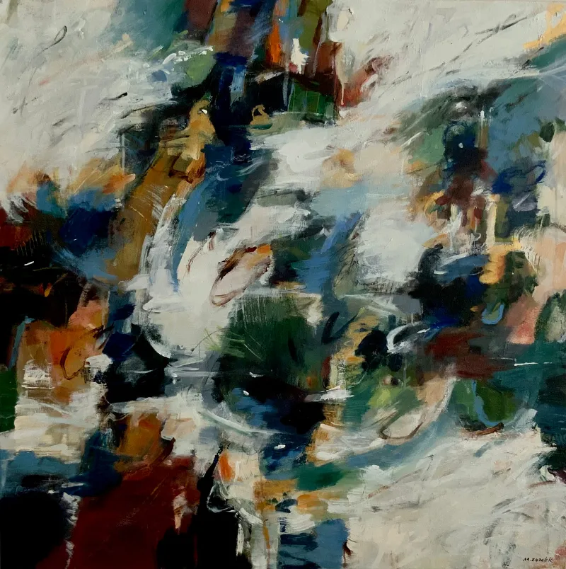 Enter the Wild With Care — painting by Michele Zuzalek