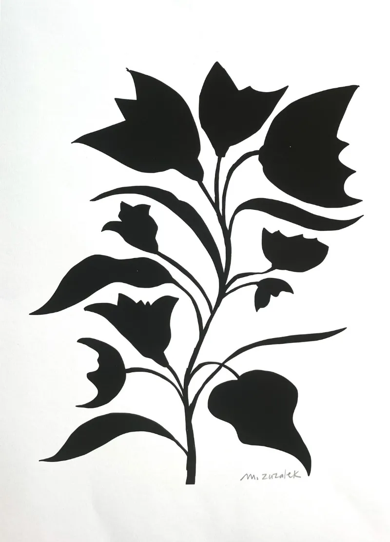 Étudies Botaniques (Print) — work by Michele Zuzalek