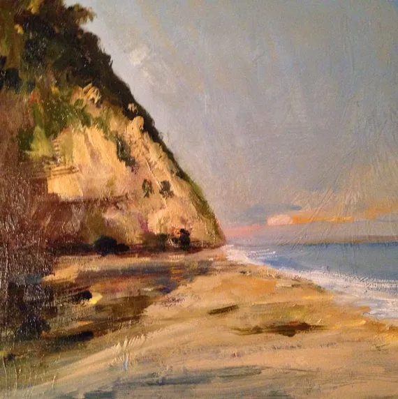 Hendreys Beach Summer — painting by Michele Zuzalek