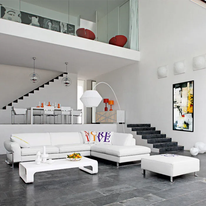 A Michele Zuzalek painting shown in a furnished room