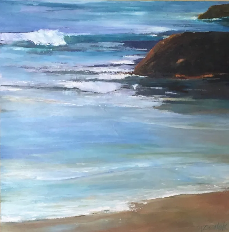 Island View — painting by Michele Zuzalek