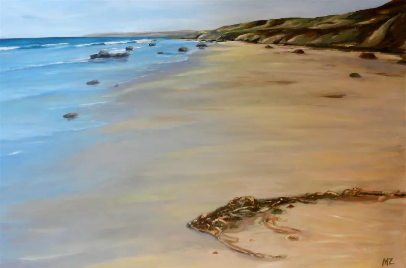 Jalama Beach — painting by Michele Zuzalek
