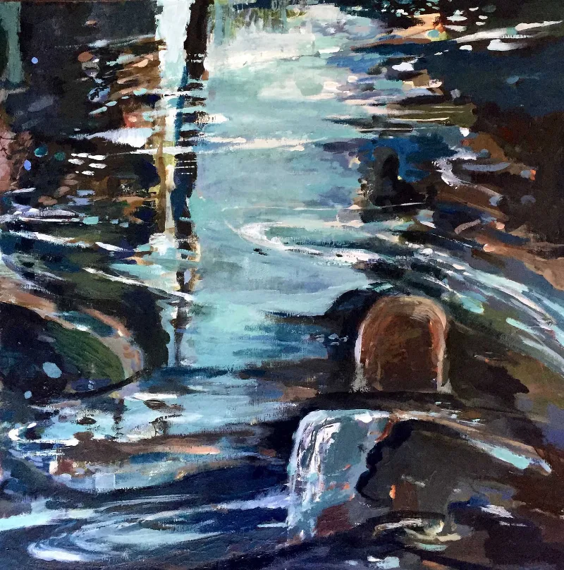 Breathing Room 2 — painting by Michele Zuzalek