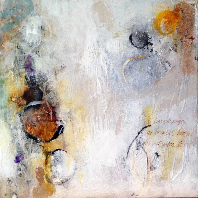 La Lune — painting by Michele Zuzalek