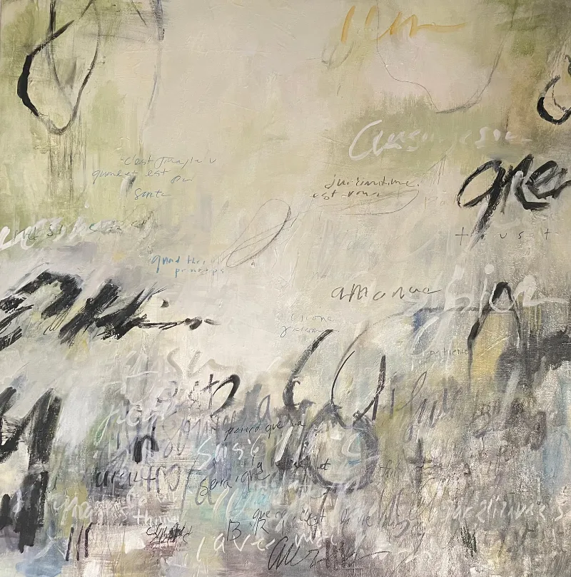 Conversations Between Us — painting by Michele Zuzalek