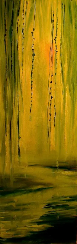 Lotusland — painting by Michele Zuzalek