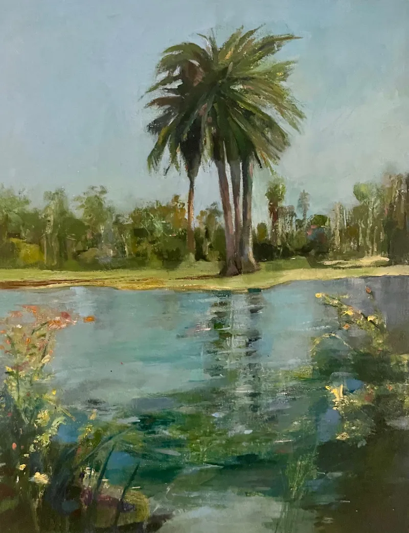 Love Alice, Alice Keck Park — painting by Michele Zuzalek
