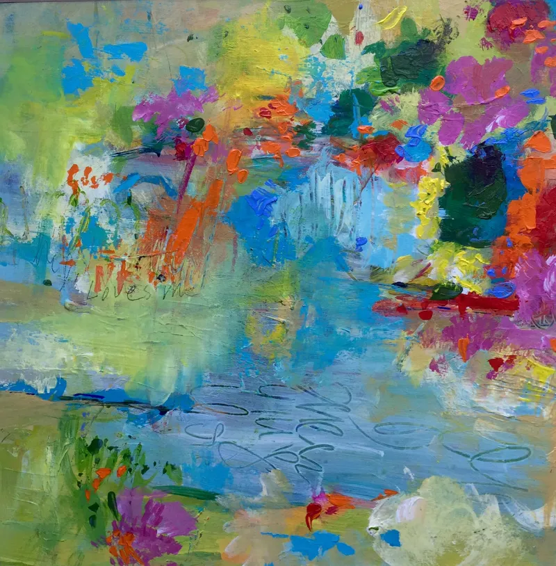 Love in the Water — painting by Michele Zuzalek