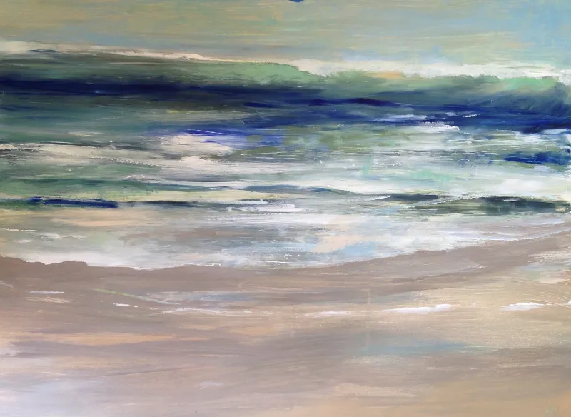 Morning Wave — painting by Michele Zuzalek