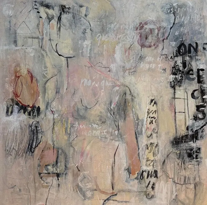 My Thoughts Begin to Dance — painting by Michele Zuzalek