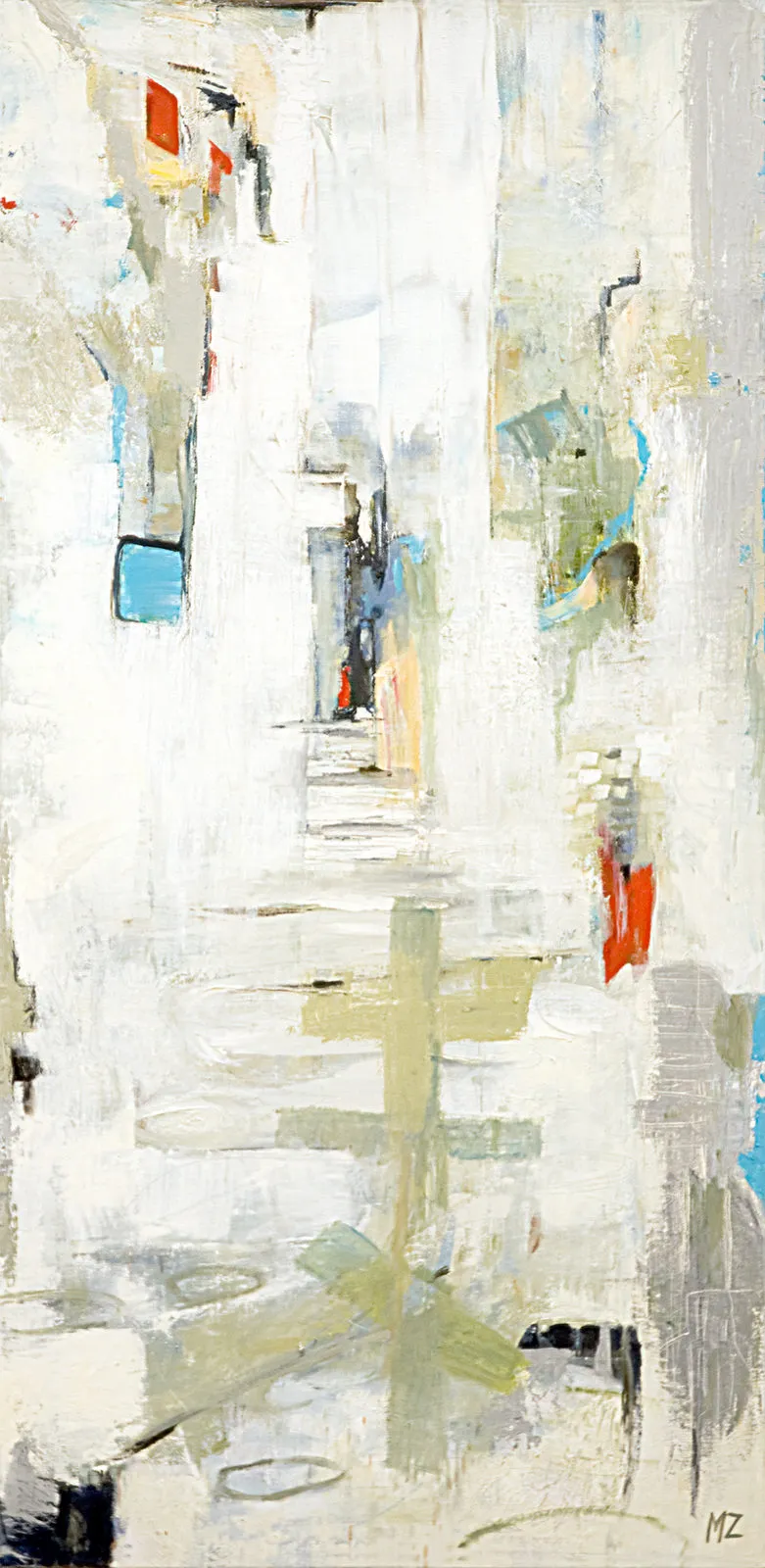 Mykanos — painting by Michele Zuzalek