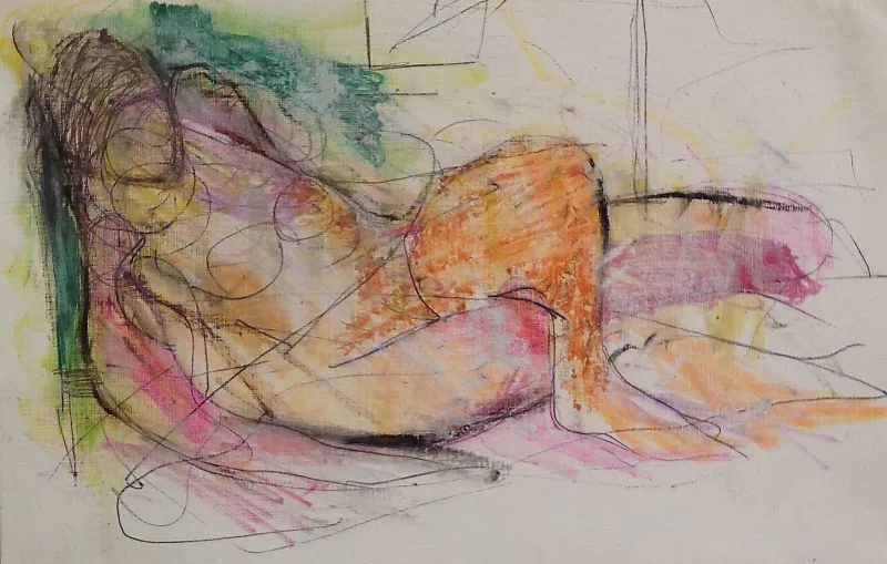 Nude Posing — work by Michele Zuzalek