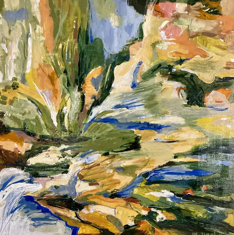 Oasis — painting by Michele Zuzalek