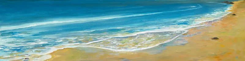 Outgoing — painting by Michele Zuzalek