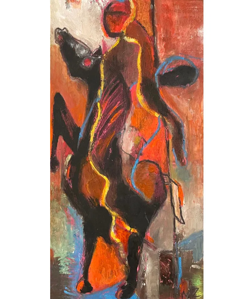 Horseman — work by Michele Zuzalek