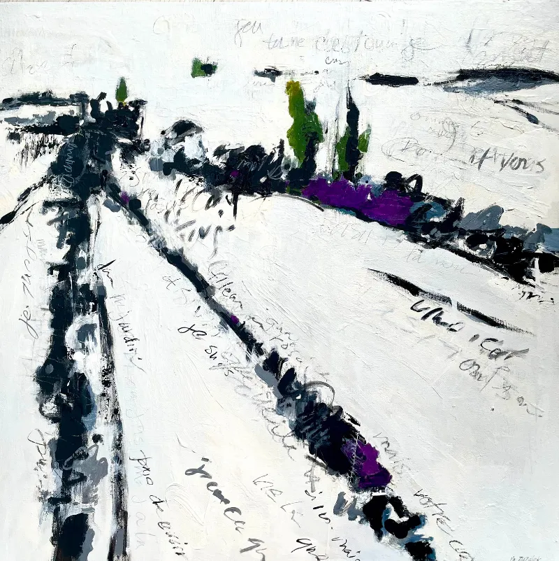 Poems to Provence — painting by Michele Zuzalek