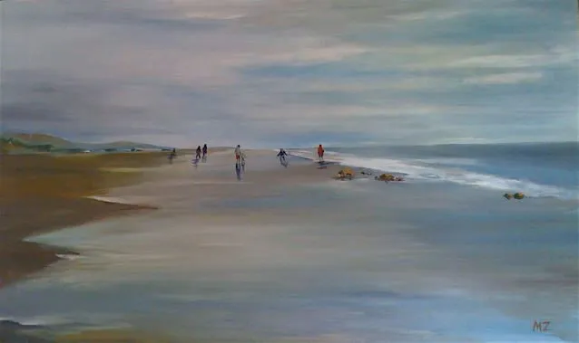 Quality Time — painting by Michele Zuzalek