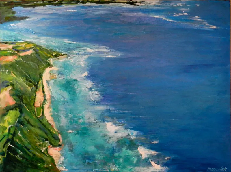 Reef View — painting by Michele Zuzalek