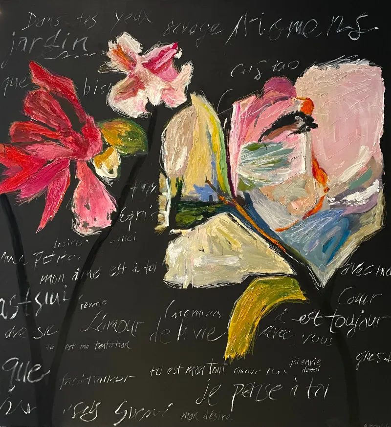 Jardin Sauvage — painting by Michele Zuzalek