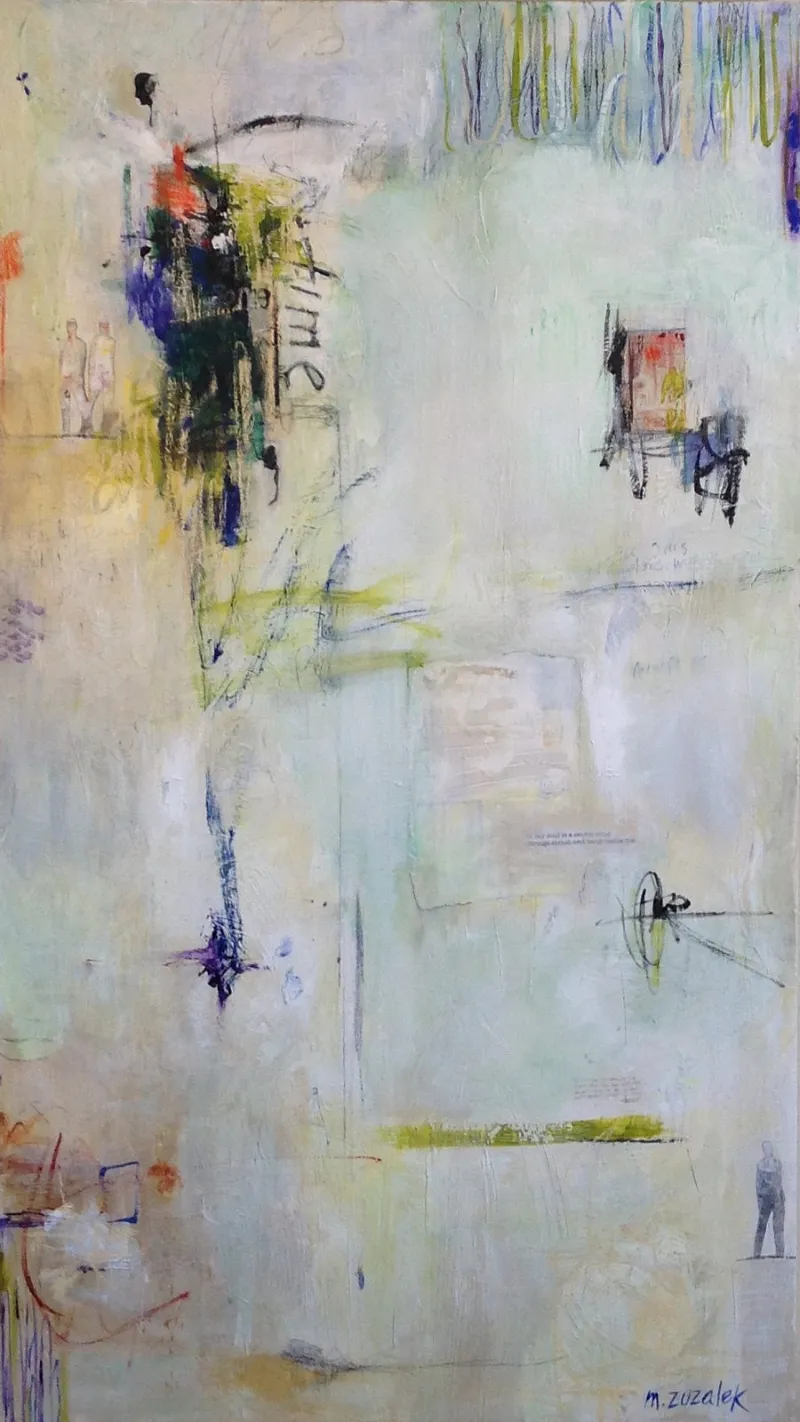 Somewhere — painting by Michele Zuzalek