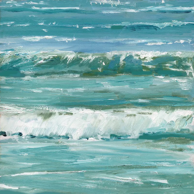 Summer Wave — painting by Michele Zuzalek