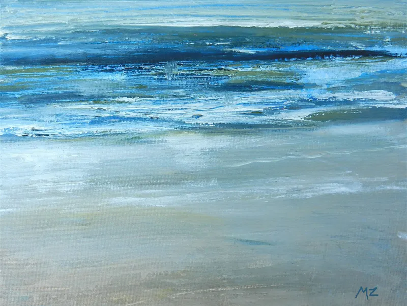 Summer Wave — painting by Michele Zuzalek