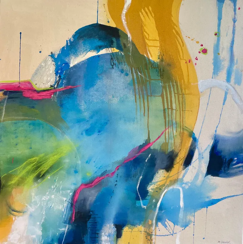 The Joy of Chance — painting by Michele Zuzalek